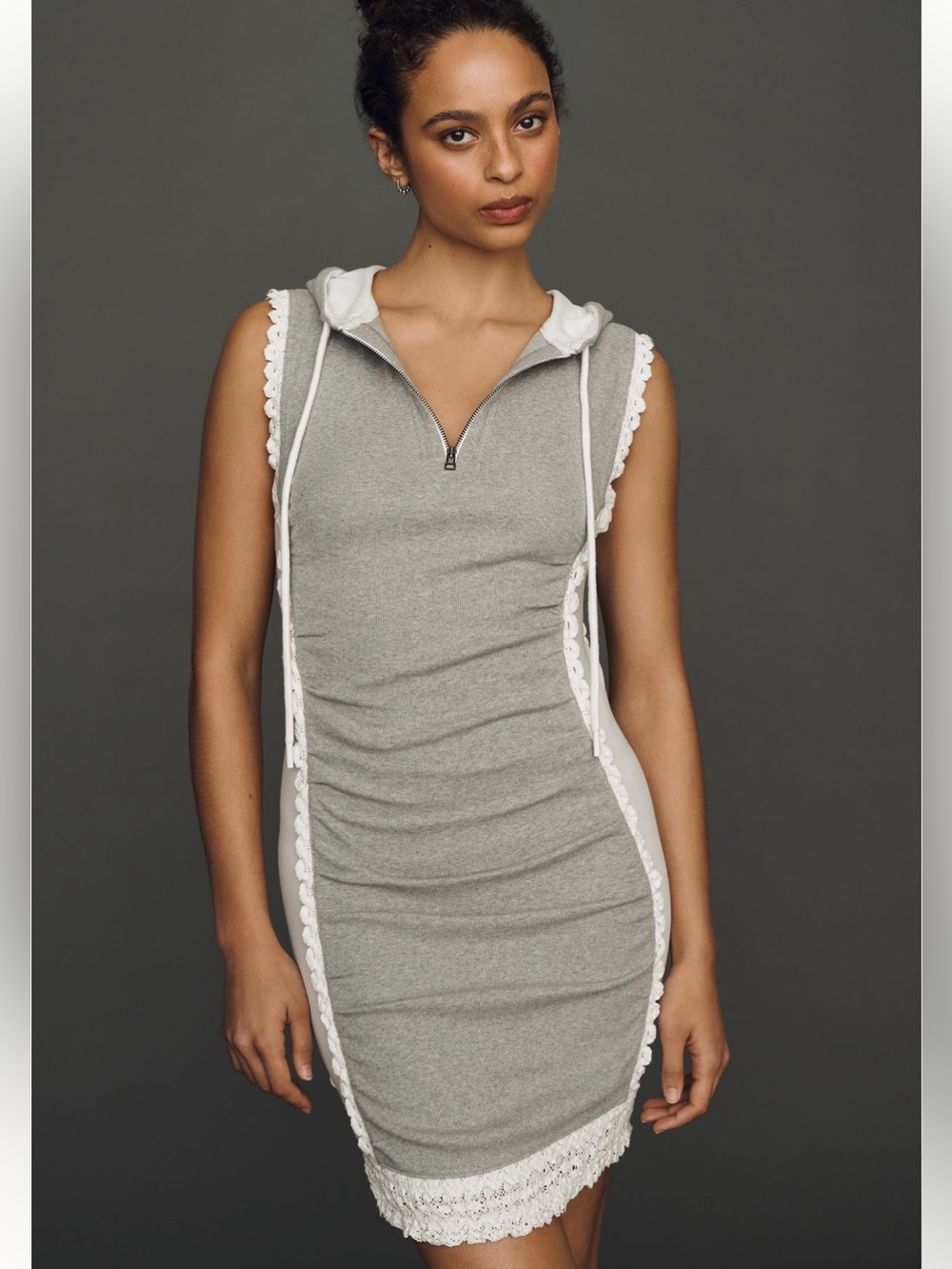 Anthropologie Daily Practice Shandy Dress in Heather Grey NWT
